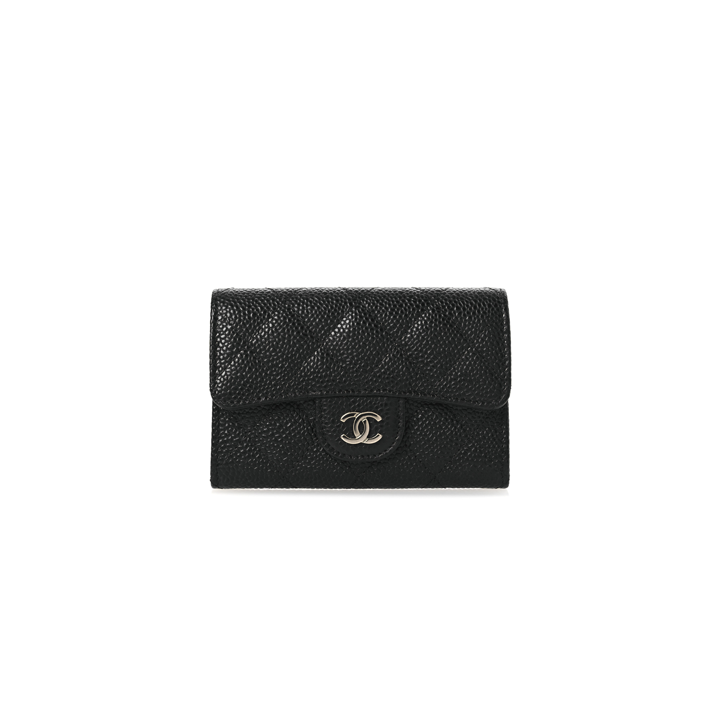 CHANEL CAVIAR QUILTED FLAP CARD HOLDER WALLET AP0214 (11.3*7.5*2.5cm) CHANEL CAVIAR QUILTED FLAP CARD HOLDER WALLET AP0214 (11.3*7.5*2.5cm)